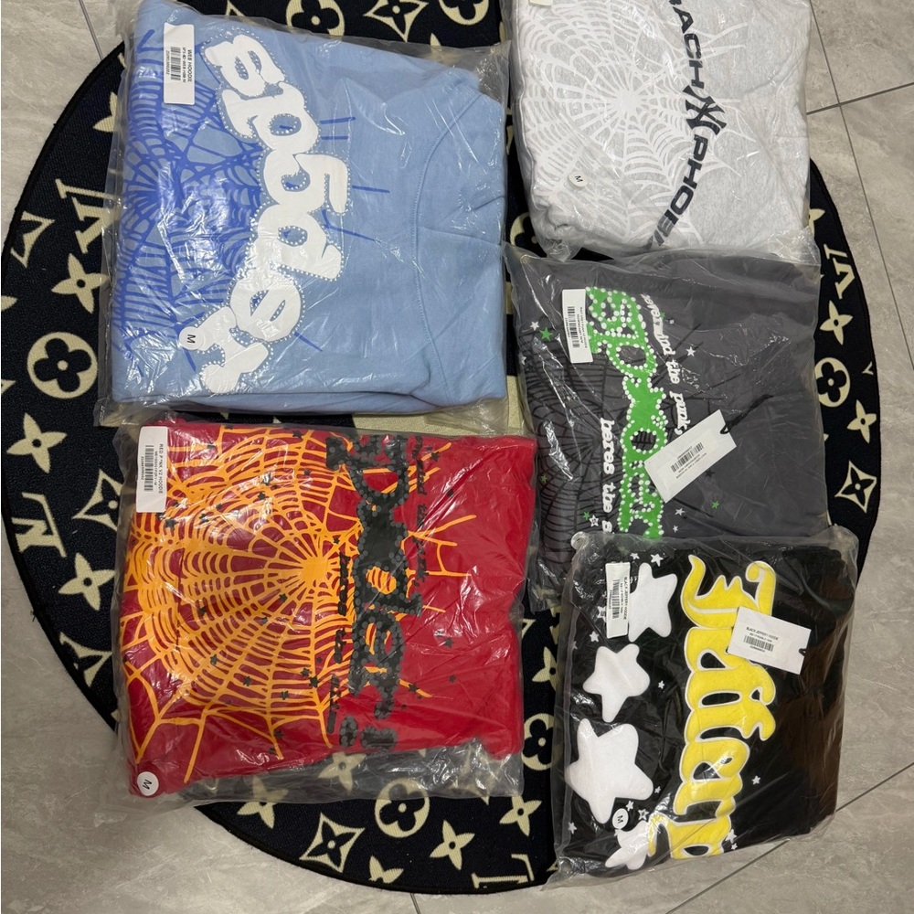 Men's Red and Black Graphic Shirt Jacket